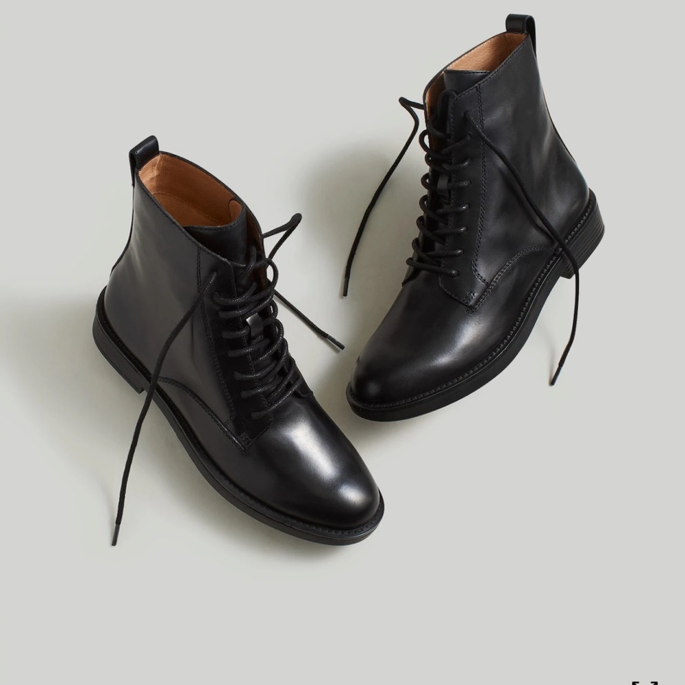 Madewell Black Combat Boots